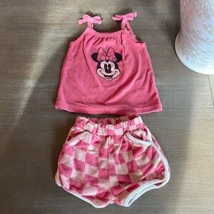 Minnie shorts/tank set 18M